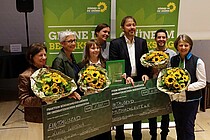 Verleihung des Kulturpreises Grüner Wanninger in Starnberg mit Martina Neubauer (Foto: P. Klinder)