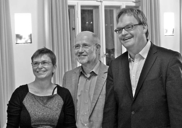 Kerstin Täubner-Benicke, Professor Harald Lesch, Bernd Pfitzner (von links nach rechts)