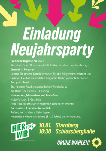 Einladung Neujahrsparty