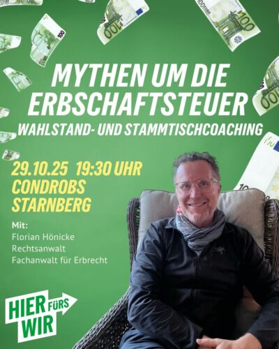 Veranstaltung zum Thema Erbschaftssteuer