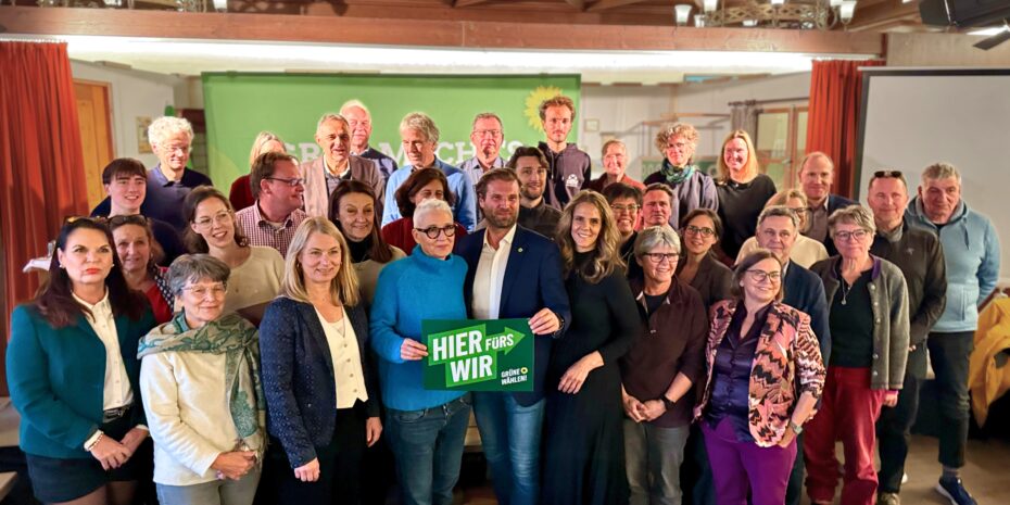 Gruppenbild Aufstellung Kreistagsliste Grüne KV Starnberg